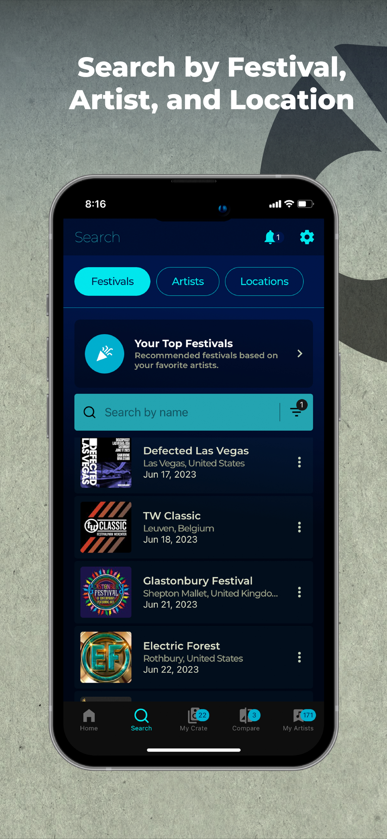 FestGPS: Music Festival Finder