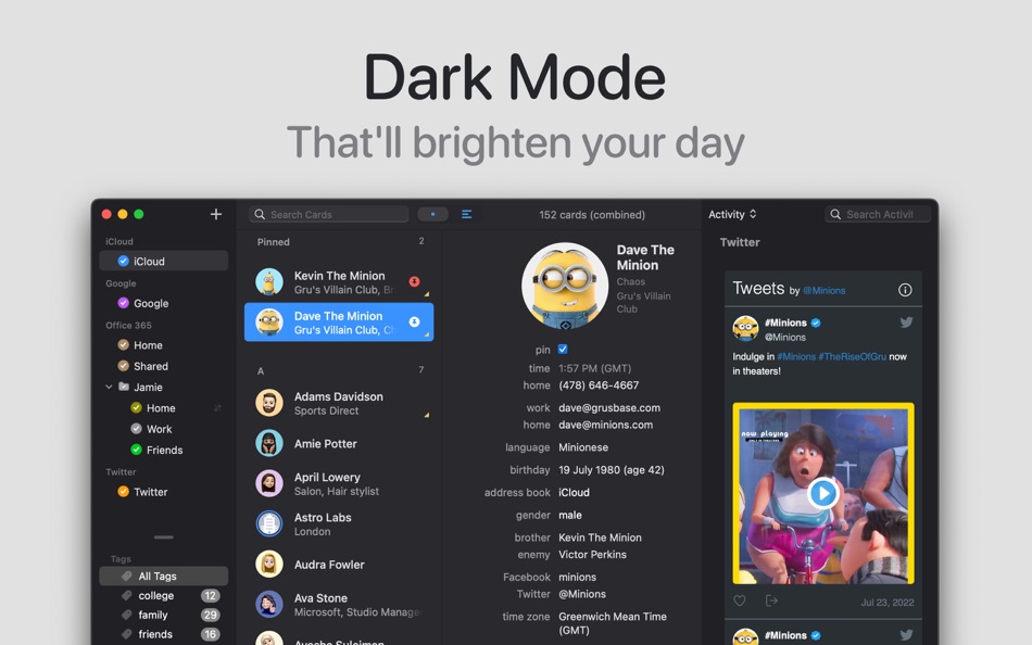 #6. BusyContacts (macOS) Podle: Busy Apps FZE