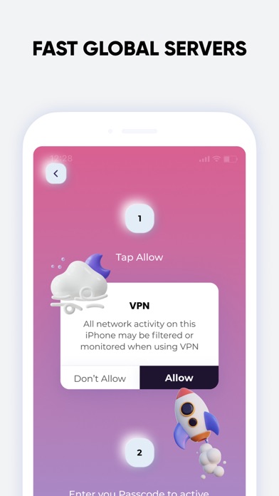 Glint VPN Screenshot