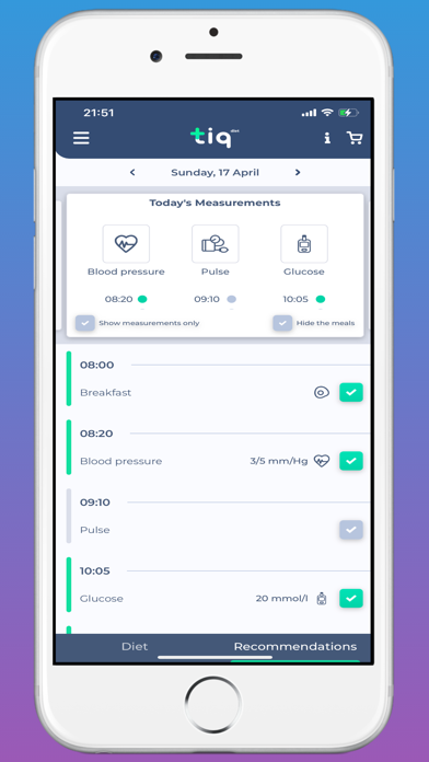 TiqDiet Screenshot