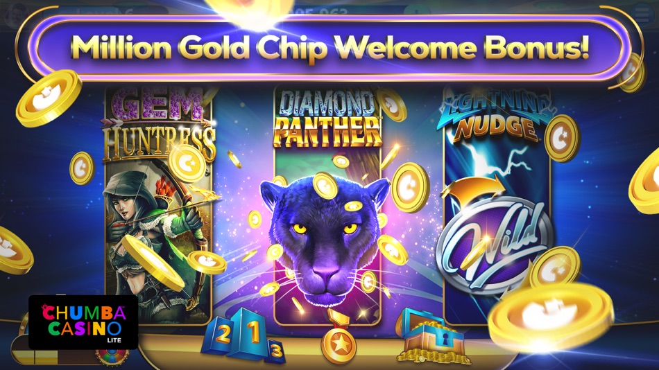 #3. Chumba Lite – Casino games (iOS) 来自: VGW Holdings Pty Ltd
