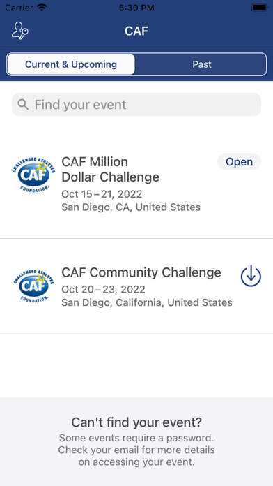 Challenged Athletes Foundation Screenshot