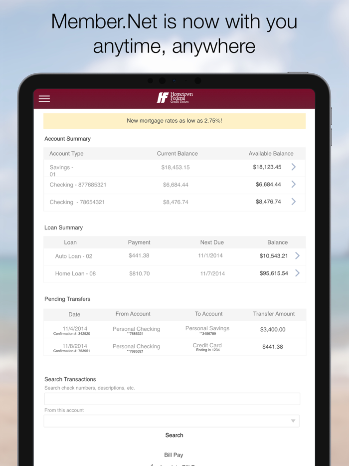 Hometown FCU Member.Net