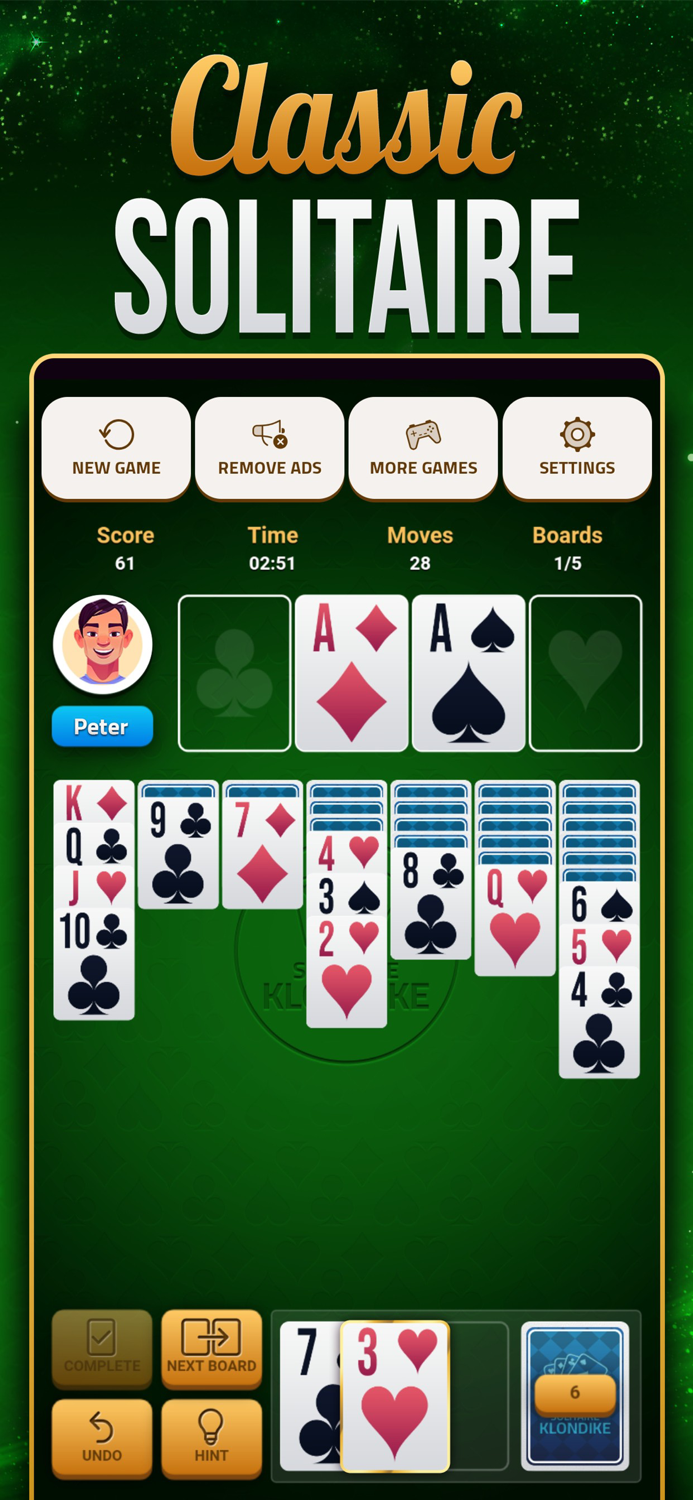 Solitaire Offline - Card Game