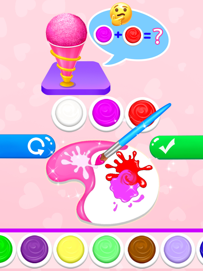 Snow Cone Coloring Match