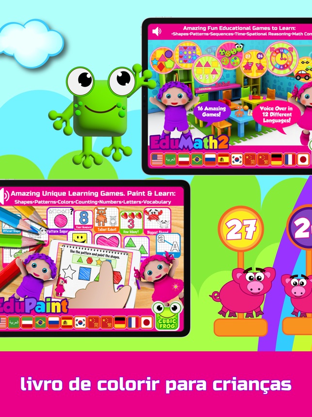 Infantis Jogos de aprendizagem! Educação infantil!::Appstore  for Android