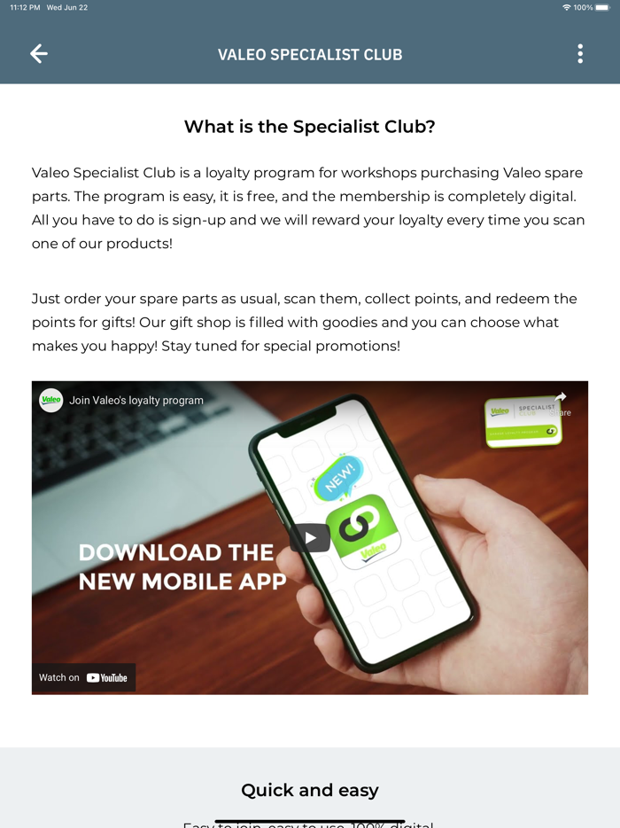 Valeo Specialist Club