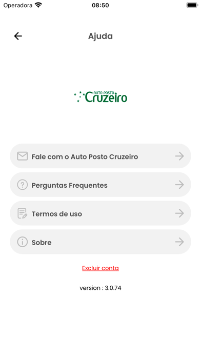 Rede de Postos Cruzeiro Screenshot