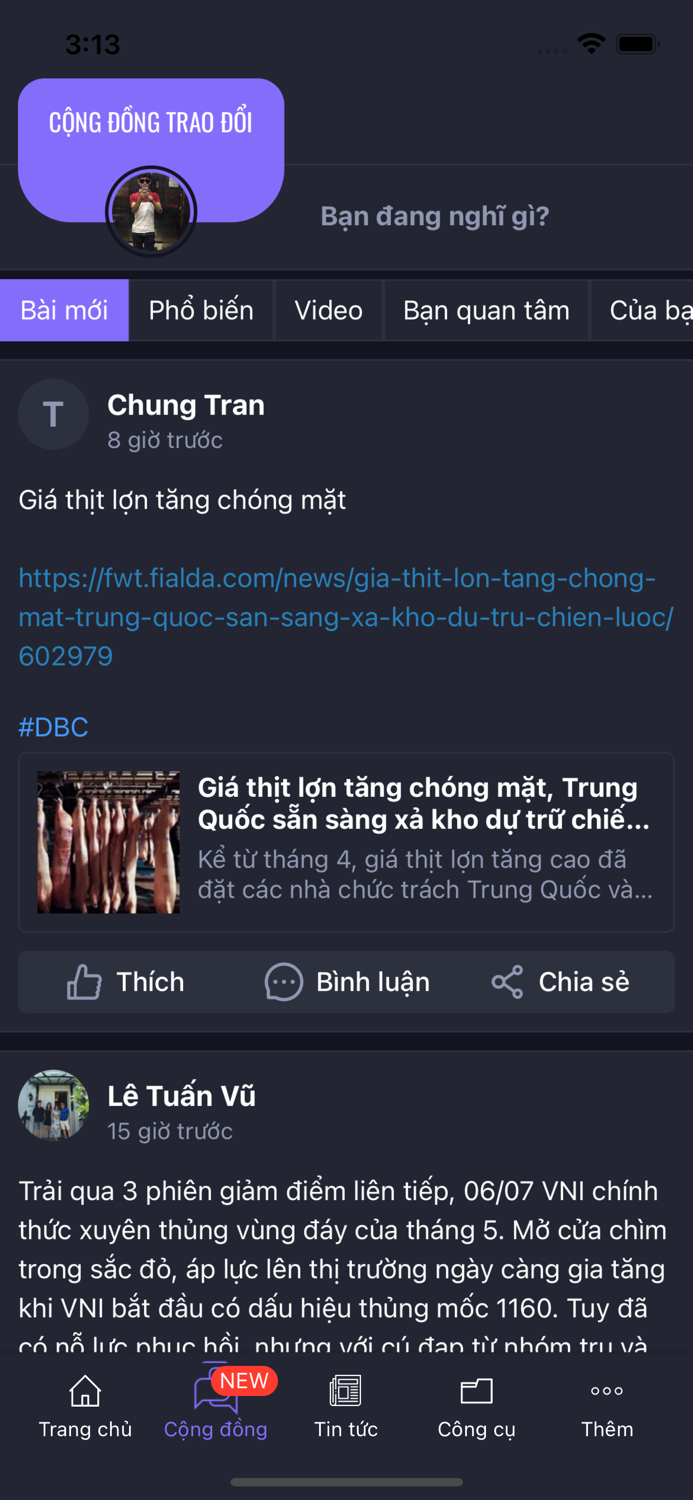 Fialda - Chứng khoán Bảng giá