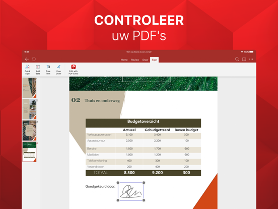 OfficeSuite docs & PDF editor iPad app afbeelding 6