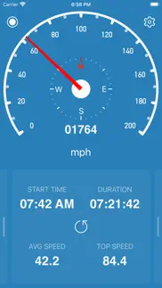 speedometer simple iphone screenshot 2