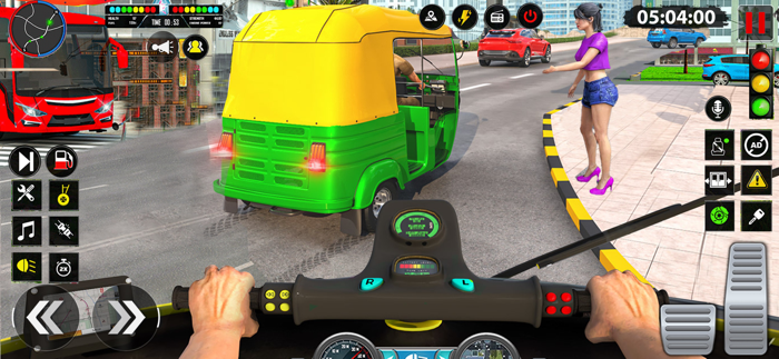 嘟嘟車自動駕駛遊戲