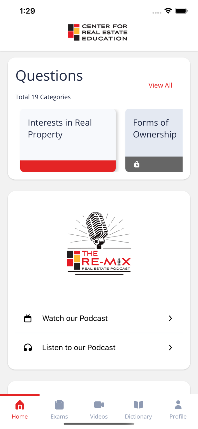 CFREE Real Estate Exam Prep