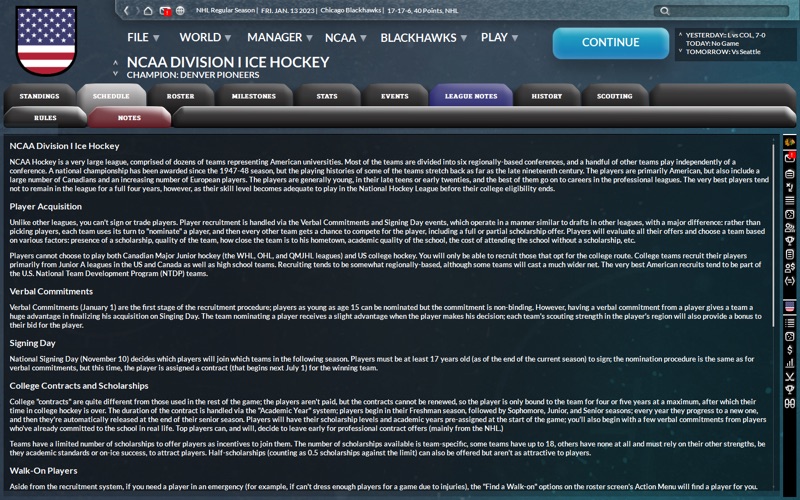 Franchise Hockey Manager 9 Screenshot