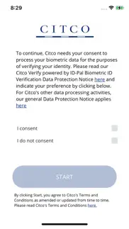 citcoverify iphone screenshot 1