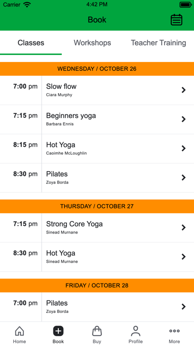 Barefoot Yoga Pilates Lucan Screenshot