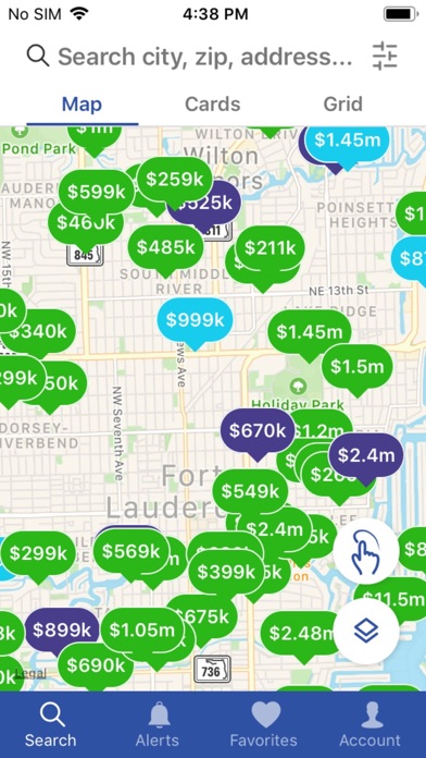 South Florida Home Search Screenshot