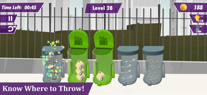 Garbage Sort Color Puzzle Game