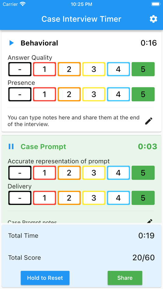 Case Interview Timer - 1.0.4 - (iOS)