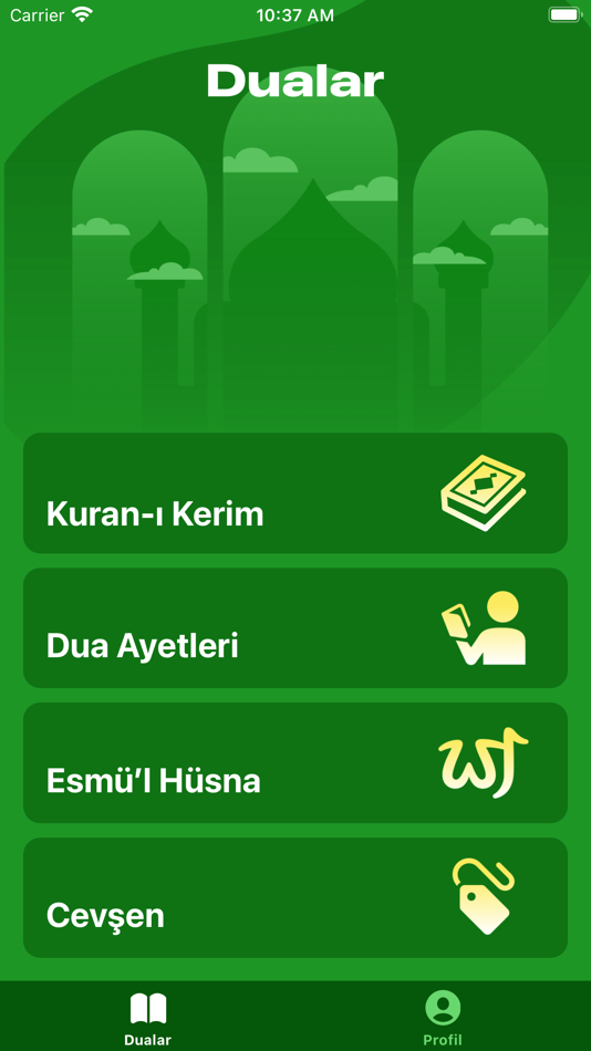 #1. Dualar (iOS) Podle: Savaş Özdemir