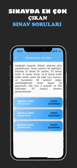 Game screenshot Ehliyet Sınav Soruları Çözüm apk