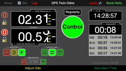 Screenshot #2 pour GPS Twin Odometers