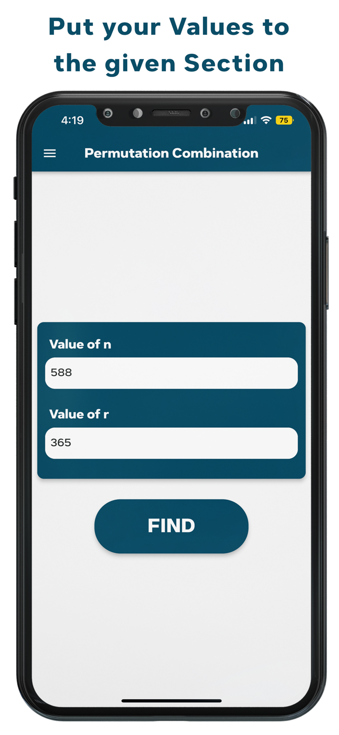 Permutation Combination Calc