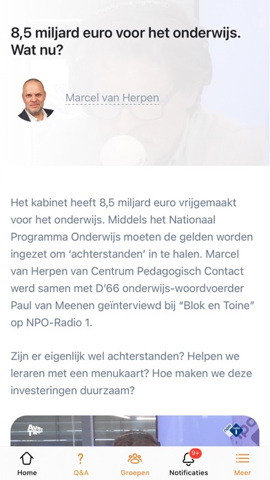 App de Leraar Screenshot