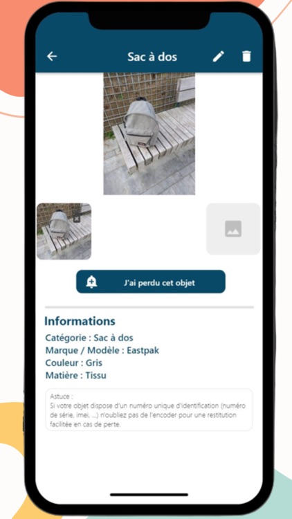 PicoFind - Objets perdus