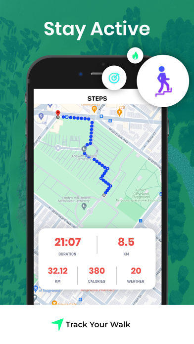 Steps - Step Counter & Walking Screenshot