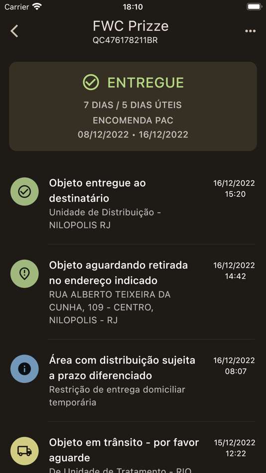 #2. Rastreia Aí (iOS) 由: FWC Tecnologia