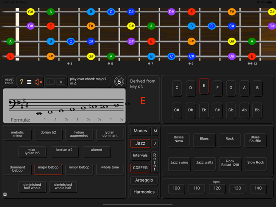 Bass Guitar Colour Scalesのおすすめ画像4