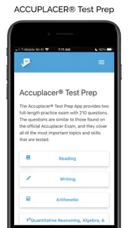 accuplacer® test prep iphone screenshot 1