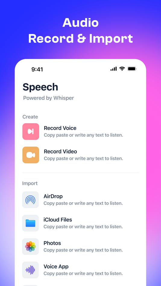 #3. Whisper : Speech to Text (macOS) 由: Revoo Teknoloji Limited Sirketi