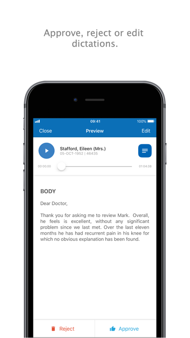 Beacon Dictate Screenshot