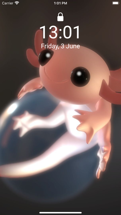 Cute Axolotl - Wallpapers. Screenshot