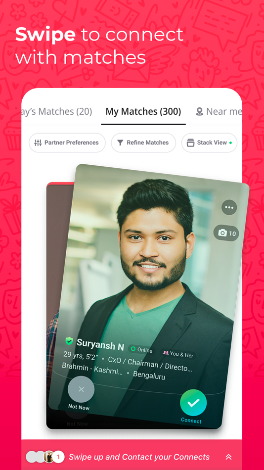 #5. Shaadi.com: Matrimony App (iOS) بواسطة: People Interactive (I) Pvt. Ltd.