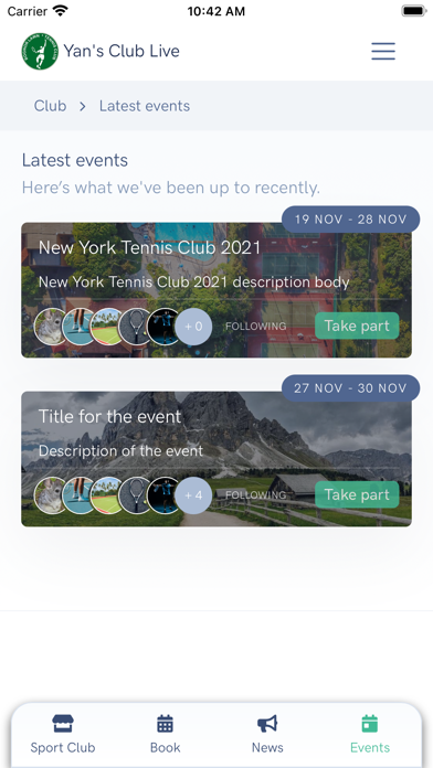 Sporteevo Screenshot