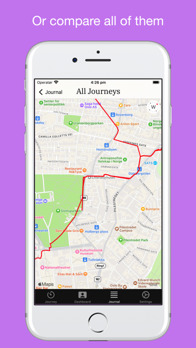 AJourney Privacy First Fitness Screenshot