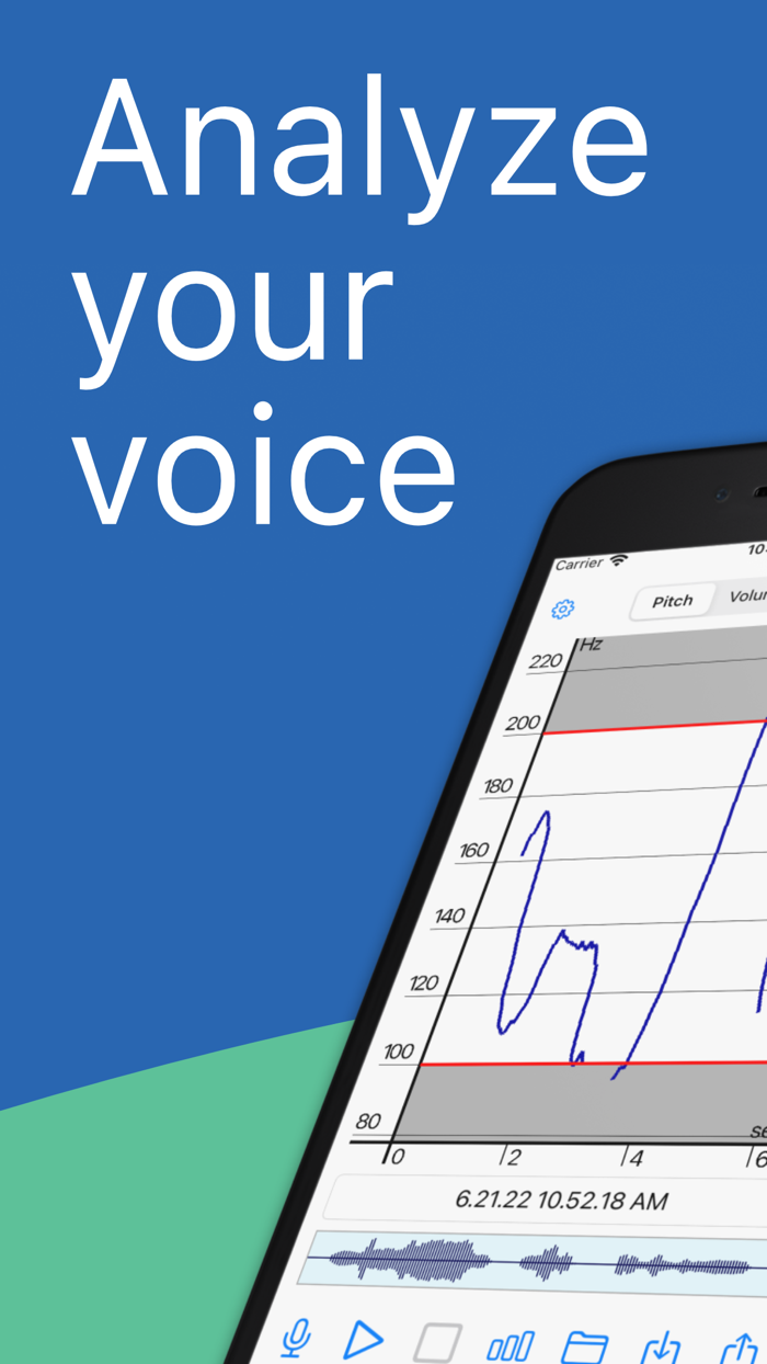 Voice Analyst Pitch and Volume