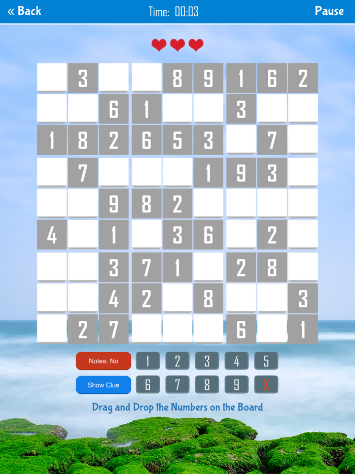 Drag and Drop Sudoku