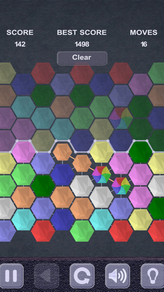 #6. Bubbles Hexagon Puzzle (iOS) Podle: Ruslan Goncharenko