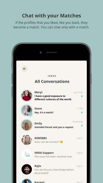 Hera Family Planning iPhone screenshot 4 - Lifestyle app