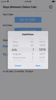 How to cancel & delete days between dates calculator 3