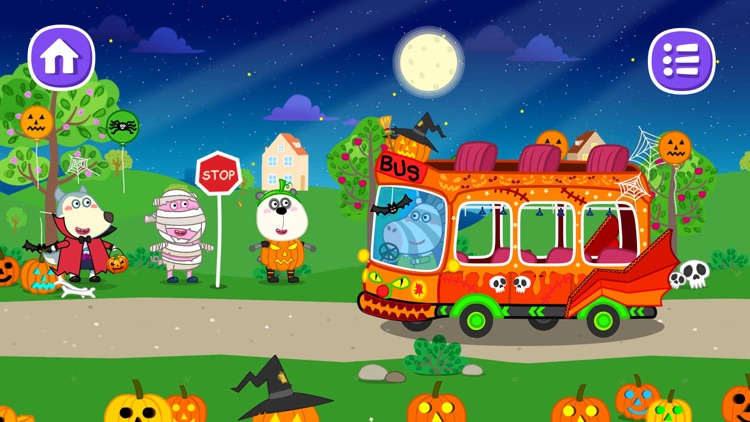 Wolfoo School Halloween Night screenshot-3