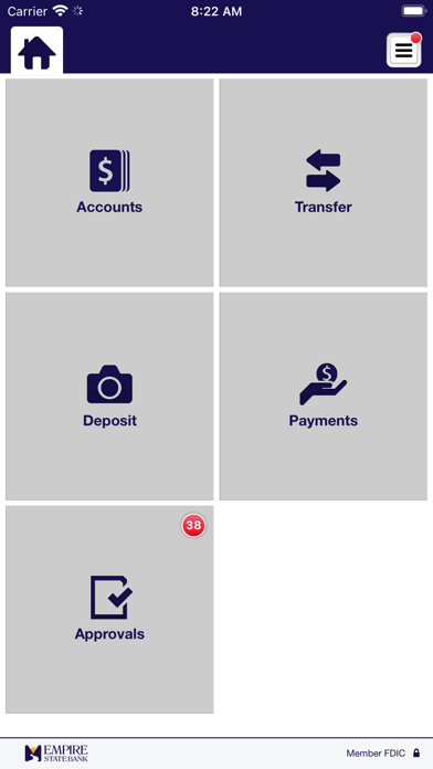 Empire State Bank Business Screenshot