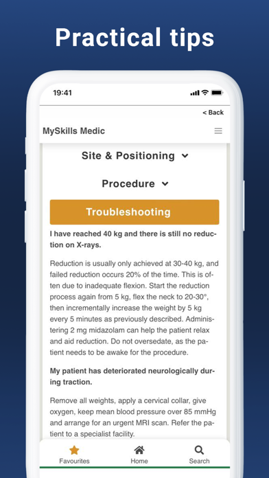 MySkills Medic App Screenshot