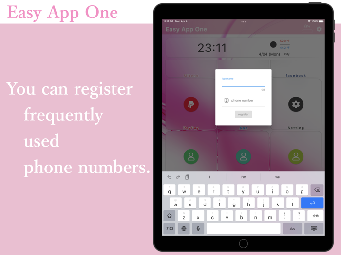 One - Easy launch app