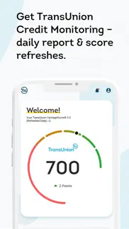transunion: credit monitoring iphone screenshot 2