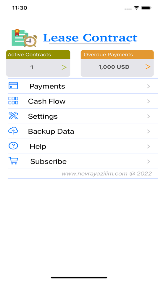 #3. Lease Contract (iOS) 由: Murat Dogan